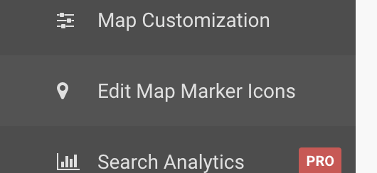 edit map marker icons page in storepoint store locator